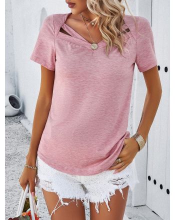 Knitted Casual Loose T-Shirt